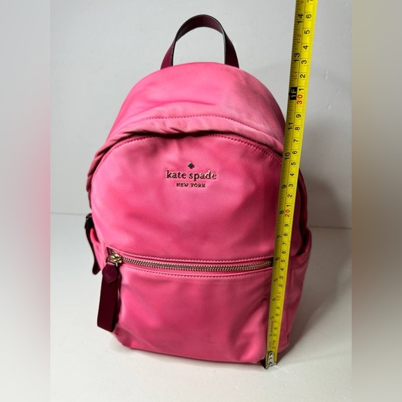 Kate Spade New York Nylon Leather-Trimmed Backpack - Picture 9 of 12